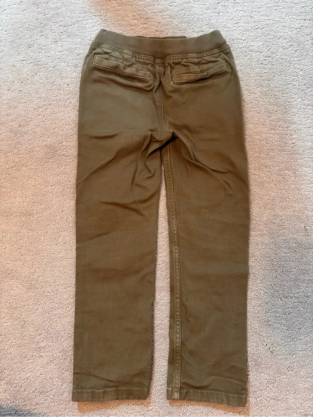 Hanna Andersson Olive Drawstring Jeans